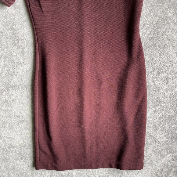Mario Serrani Dress Womens Extra Small Burgundy Mini Dress Pullover Italy Casual - Picture 3 of 12